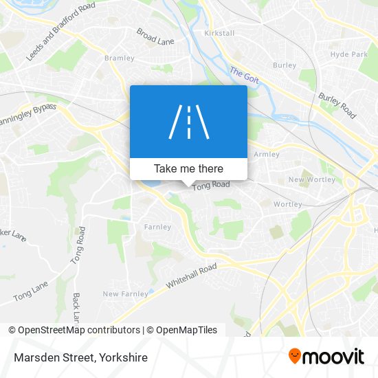 Marsden Street map
