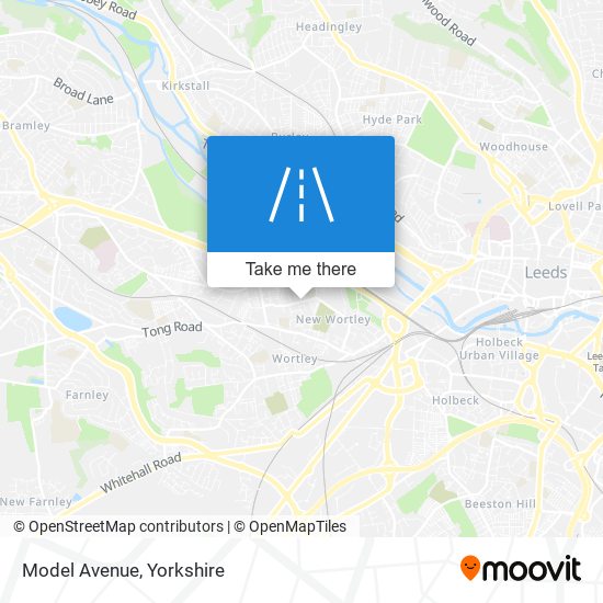 Model Avenue map