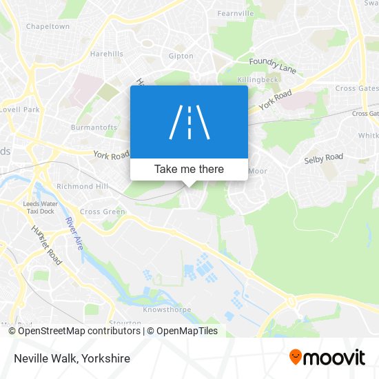 Neville Walk map