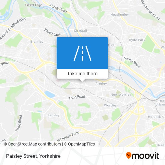 Paisley Street map
