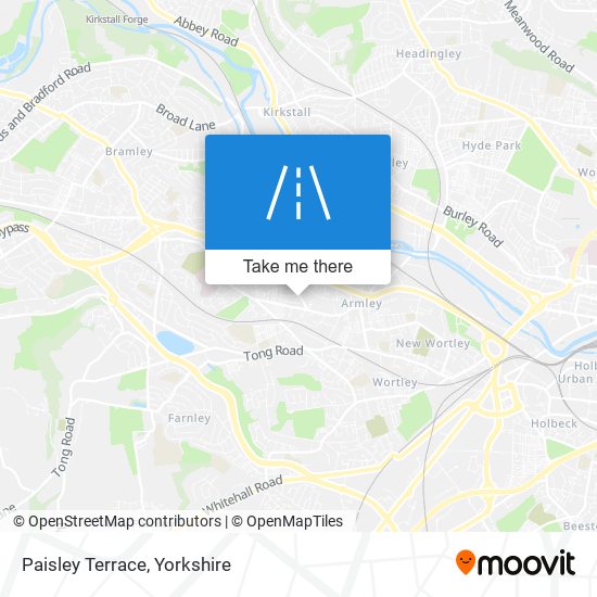 Paisley Terrace map