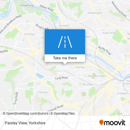 Paisley View map