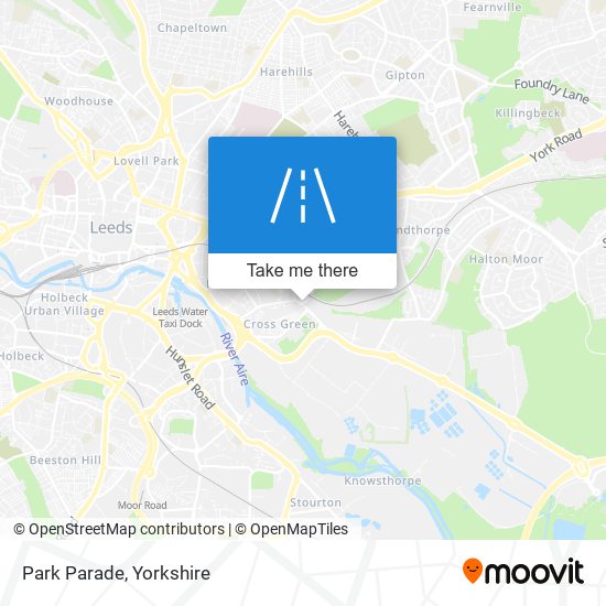 Park Parade map