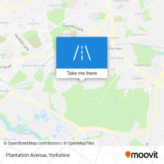 Plantation Avenue map