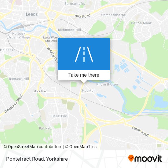 Pontefract Road map