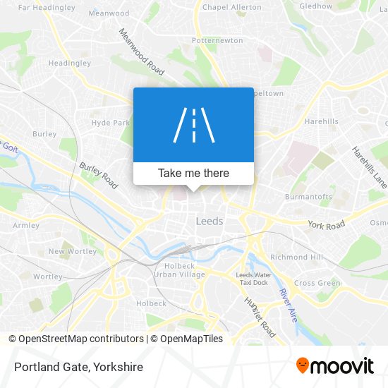 Portland Gate map