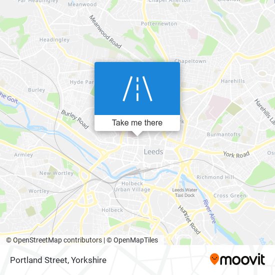 Portland Street map