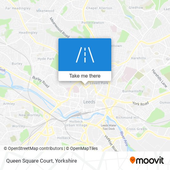 Queen Square Court map