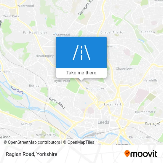 Raglan Road map