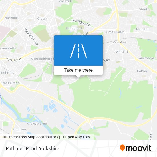 Rathmell Road map