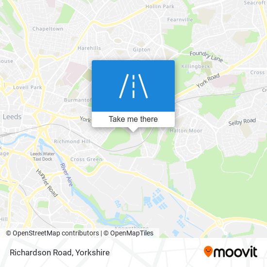Richardson Road map