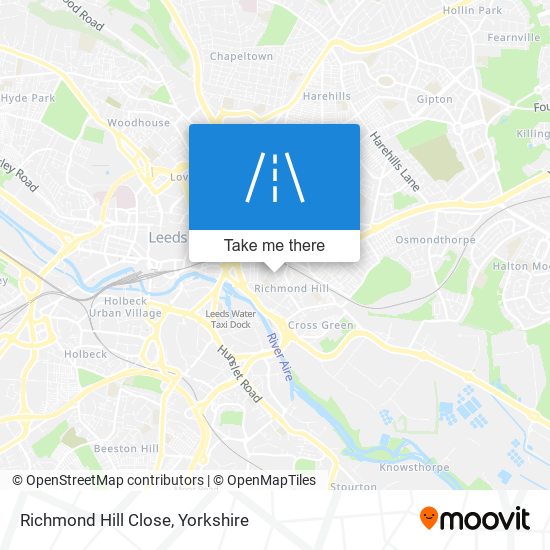 Richmond Hill Close map