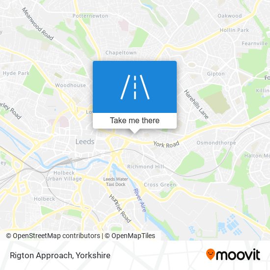 Rigton Approach map