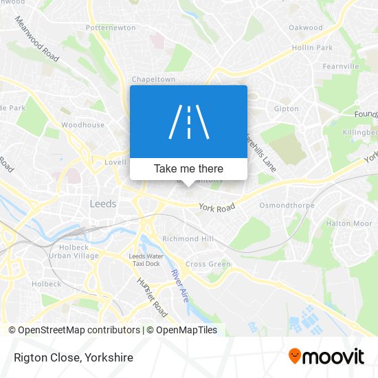 Rigton Close map