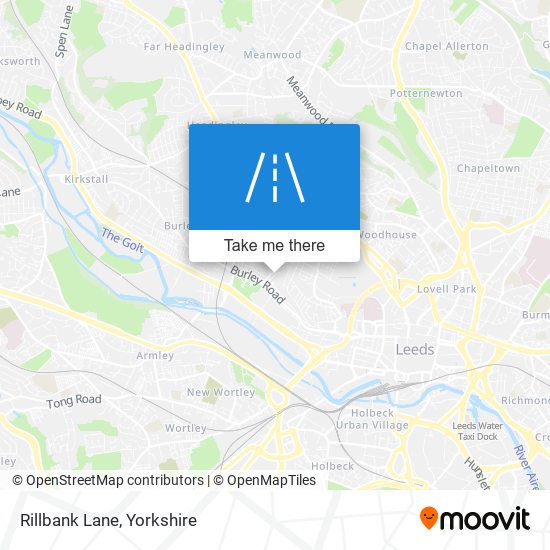 Rillbank Lane map