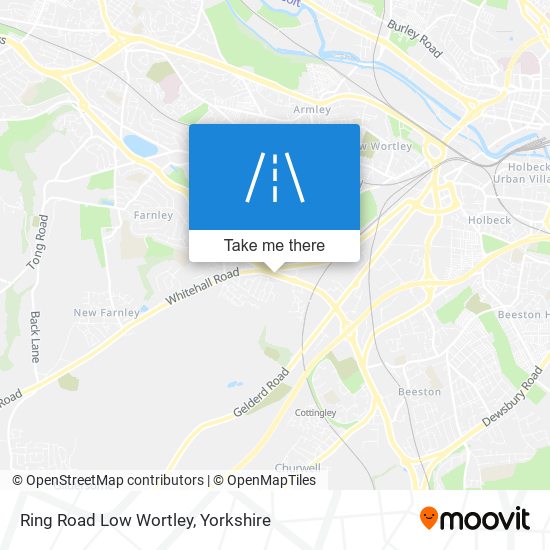 Ring Road Low Wortley map