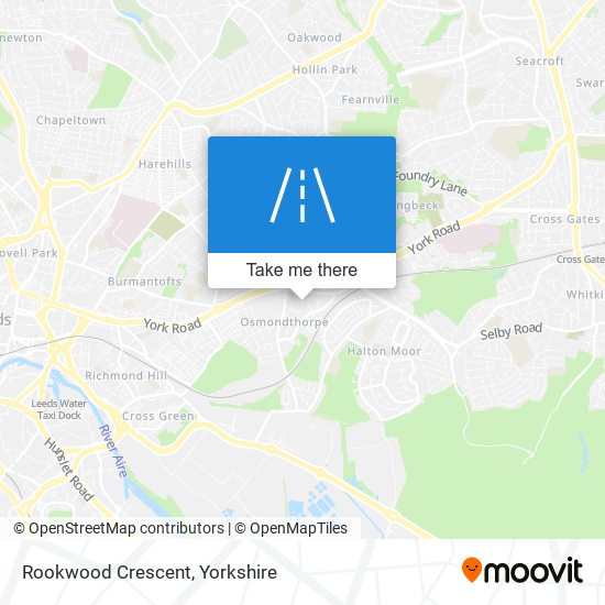 Rookwood Crescent map