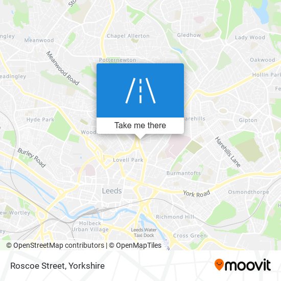 Roscoe Street map