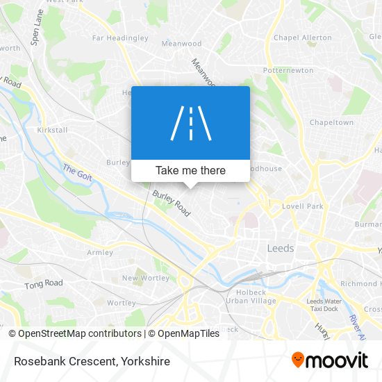 Rosebank Crescent map