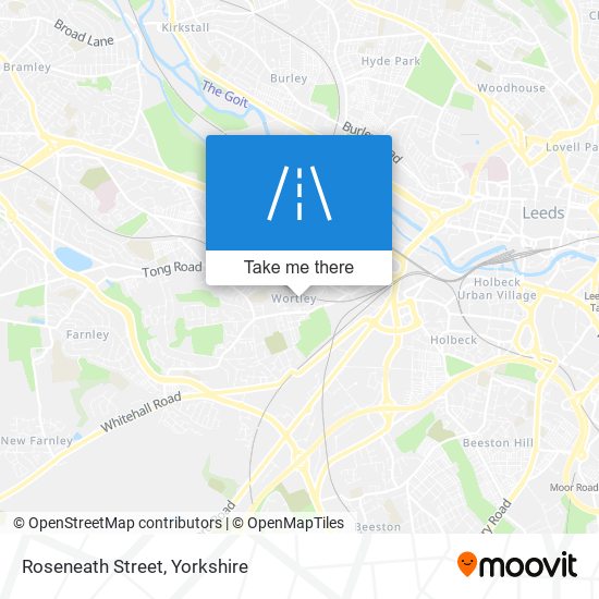 Roseneath Street map
