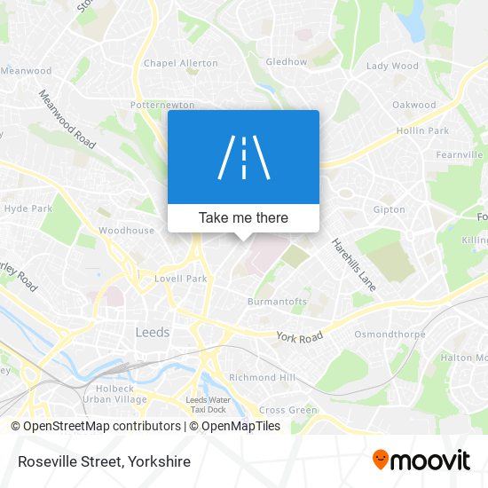 Roseville Street map
