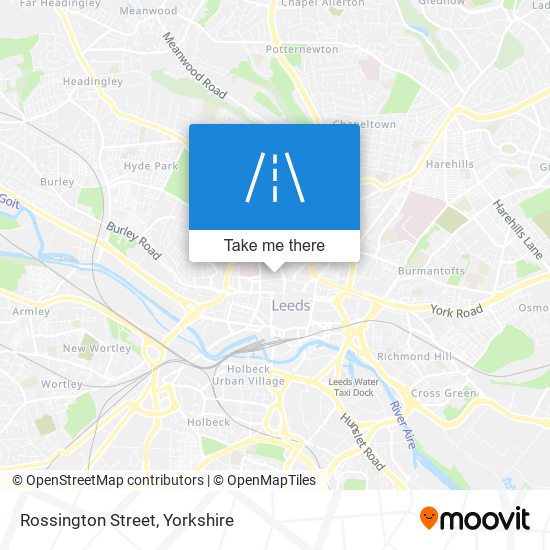 Rossington Street map