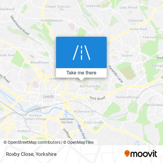 Roxby Close map