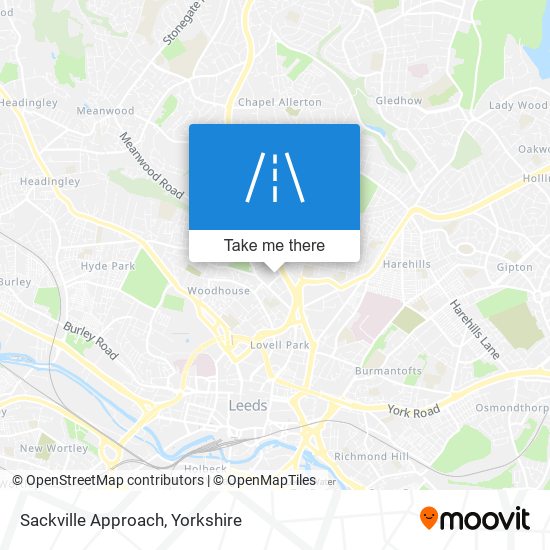 Sackville Approach map