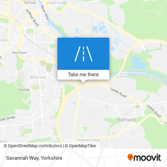 Savannah Way map