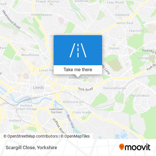 Scargill Close map