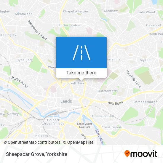 Sheepscar Grove map