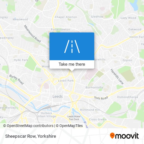 Sheepscar Row map