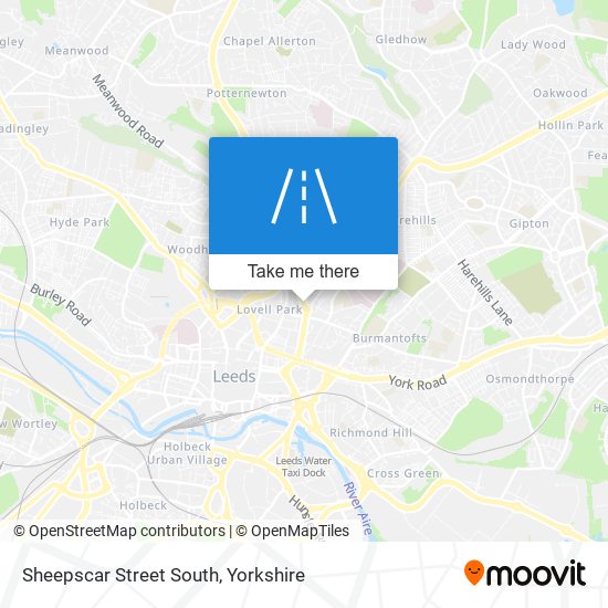 Sheepscar Street South map