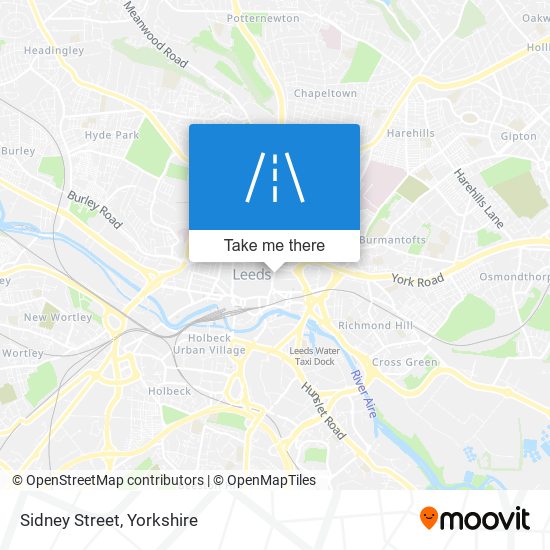 Sidney Street map