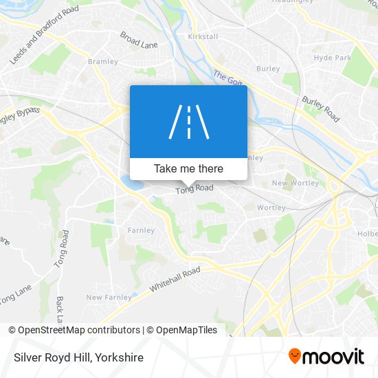 Silver Royd Hill map