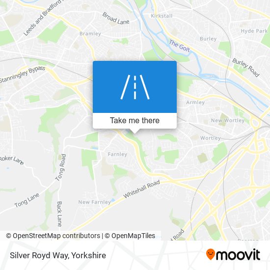 Silver Royd Way map