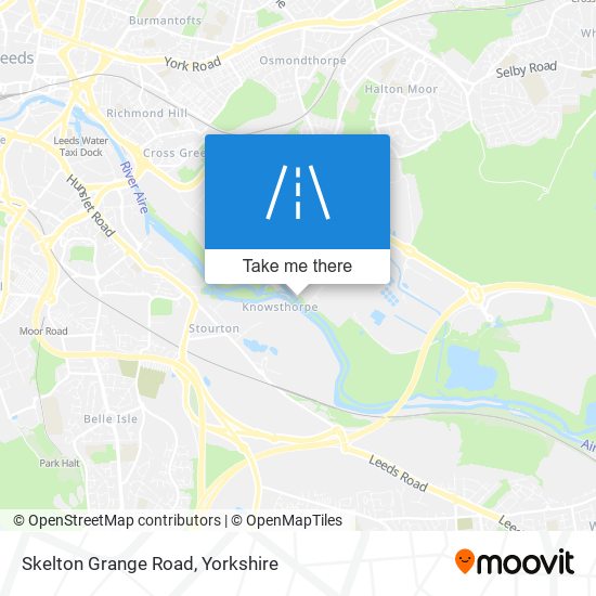 Skelton Grange Road map