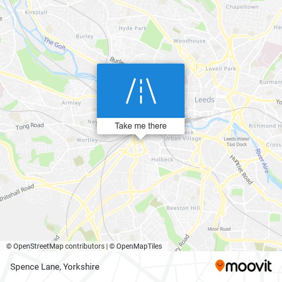 Spence Lane map