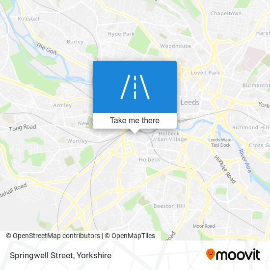 Springwell Street map