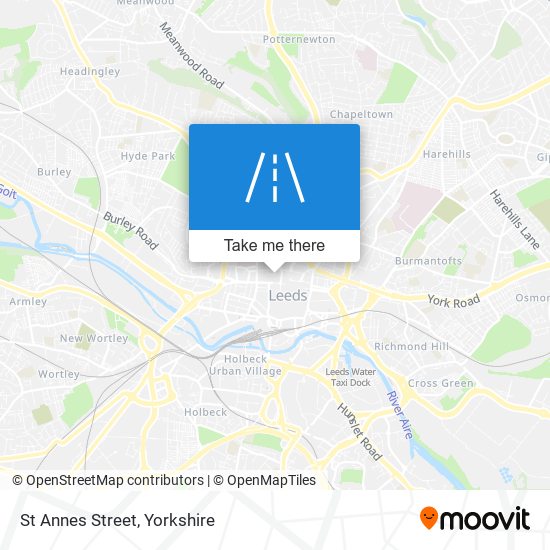 St Annes Street map