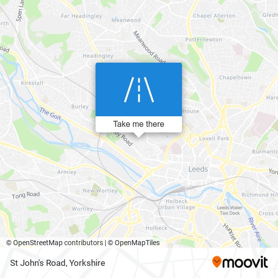 St John's Road map