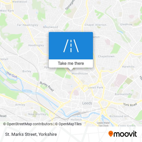 St. Marks Street map