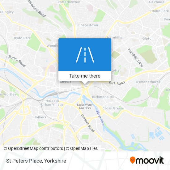 St Peters Place map