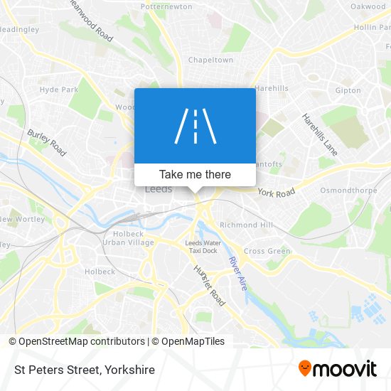 St Peters Street map