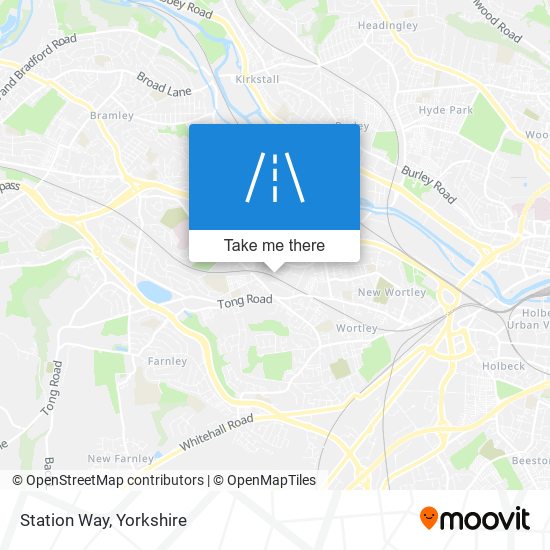 Station Way map