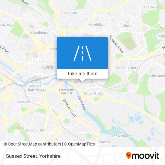 Sussex Street map