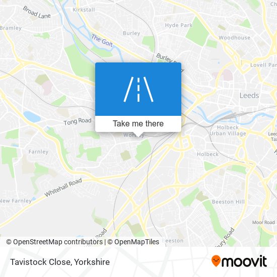 Tavistock Close map
