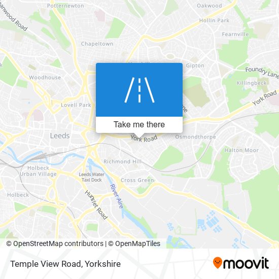 Temple View Road map
