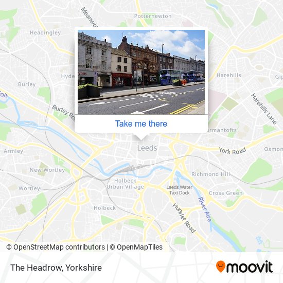 The Headrow map