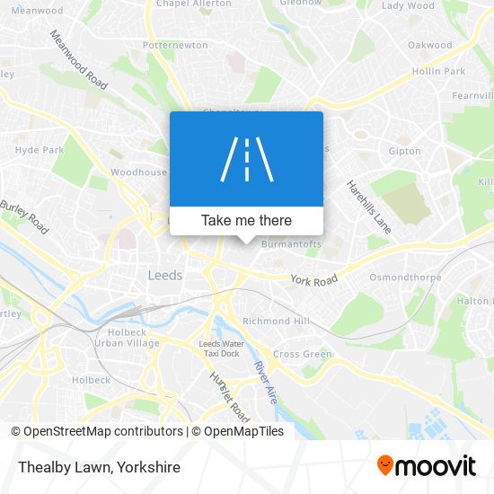 Thealby Lawn map